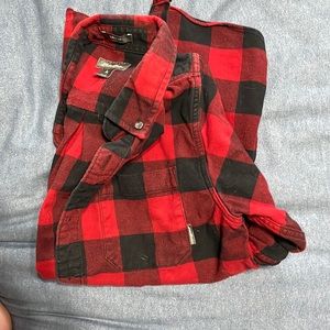 Eddie Bauer Flannel Men’s small. Buffalo plaid.
